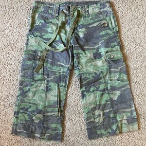 Vintage Y2K ROXY Camouflage Cargo Pants
